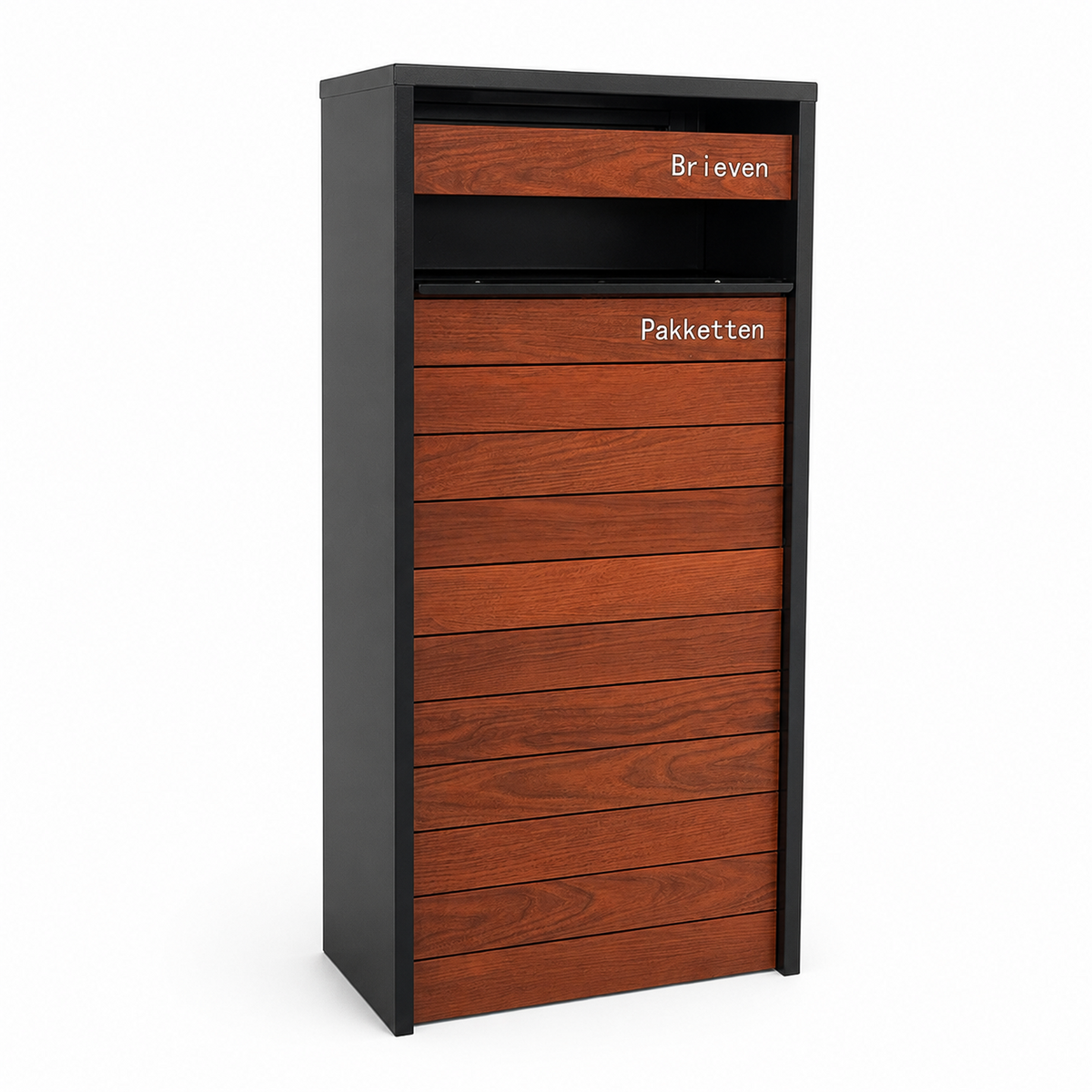 RIDGEWOOD Parcel Pilaar Letterbox - hout