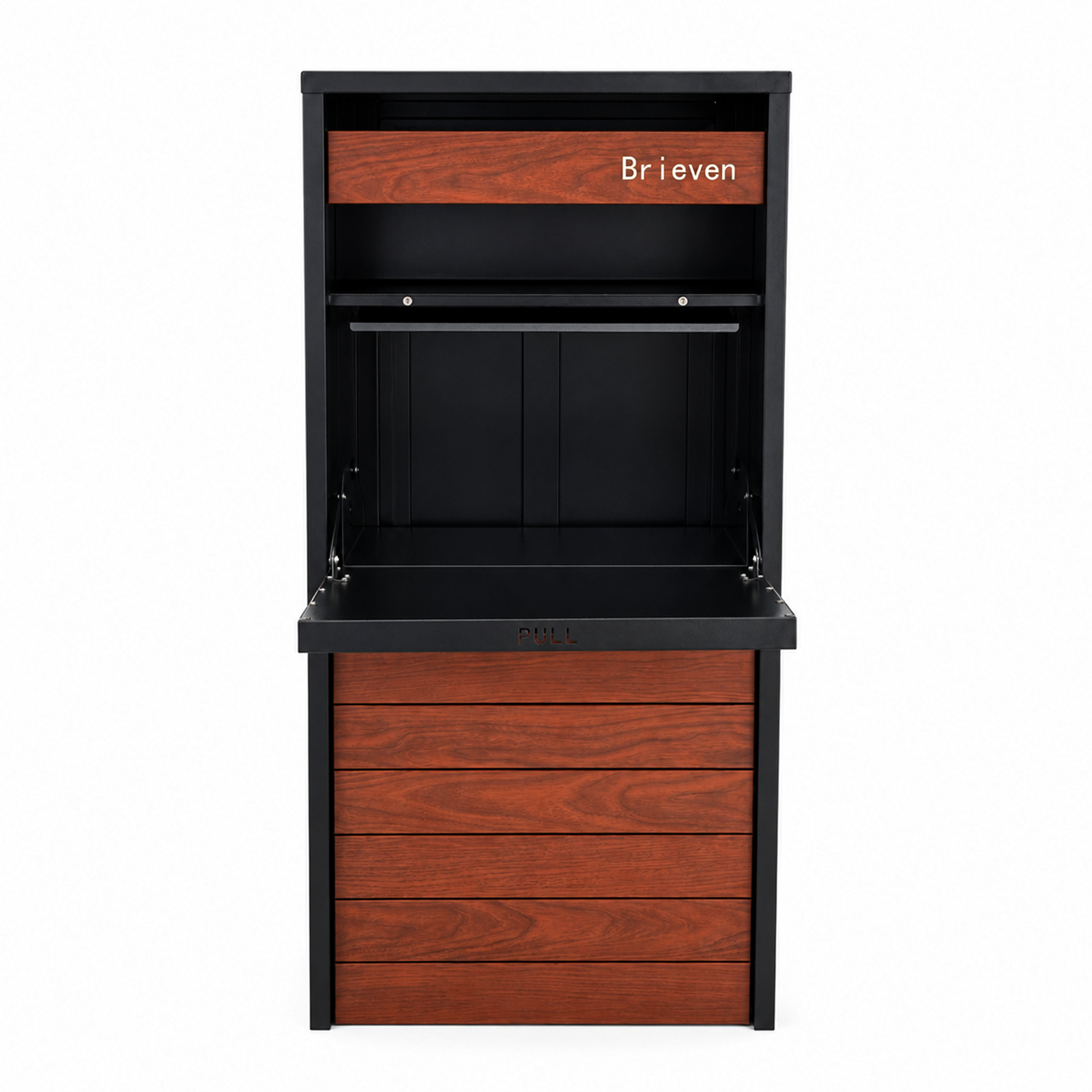 RIDGEWOOD Parcel Pilaar Letterbox - Grijs