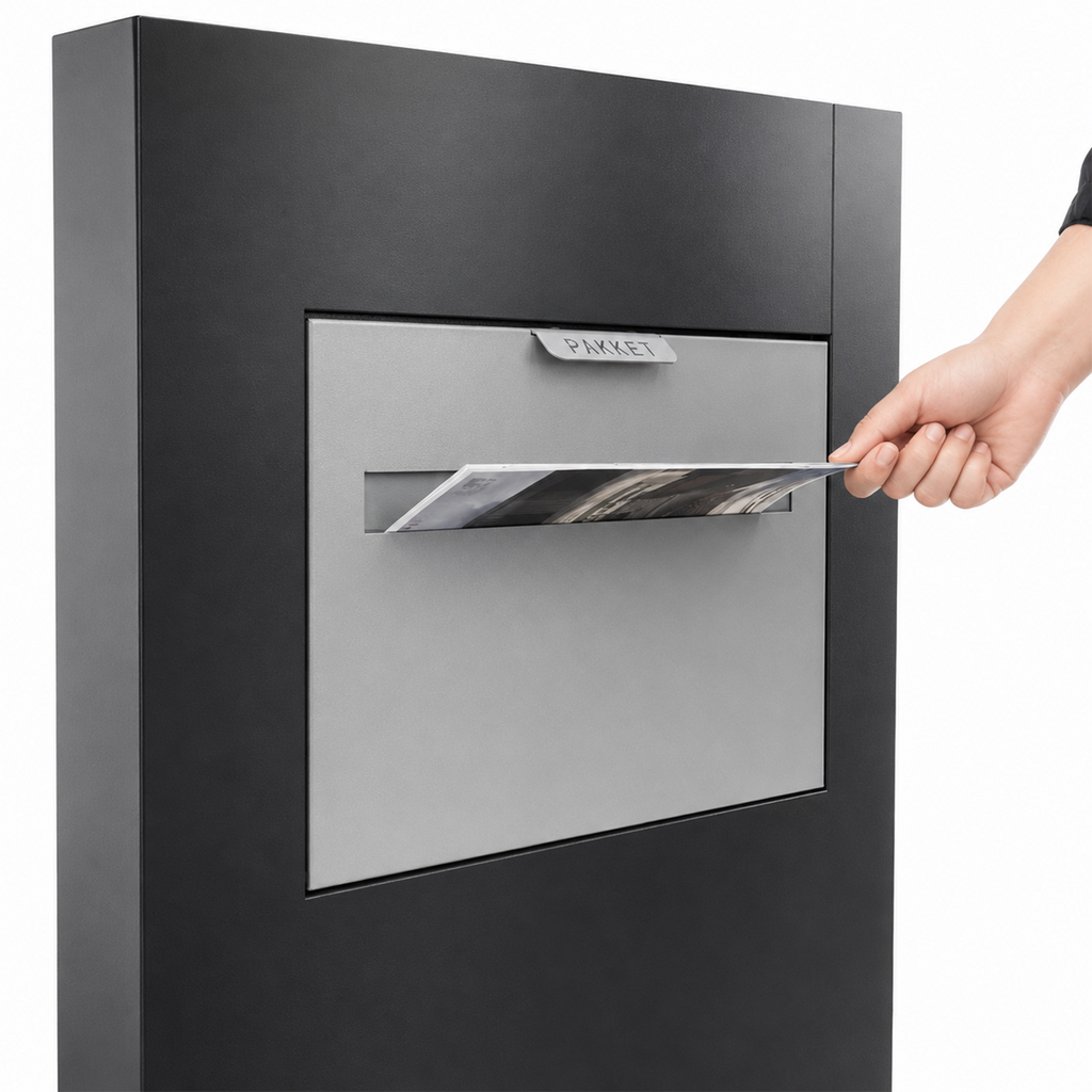 Pakketbrievenbus Staand XXL - MONOLITH brieven post
