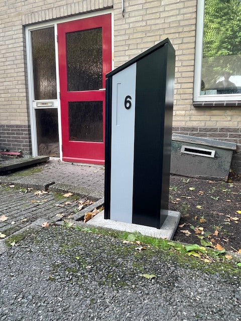 Vantage XL – Vrijstaande Pakketbrievenbus Zwart